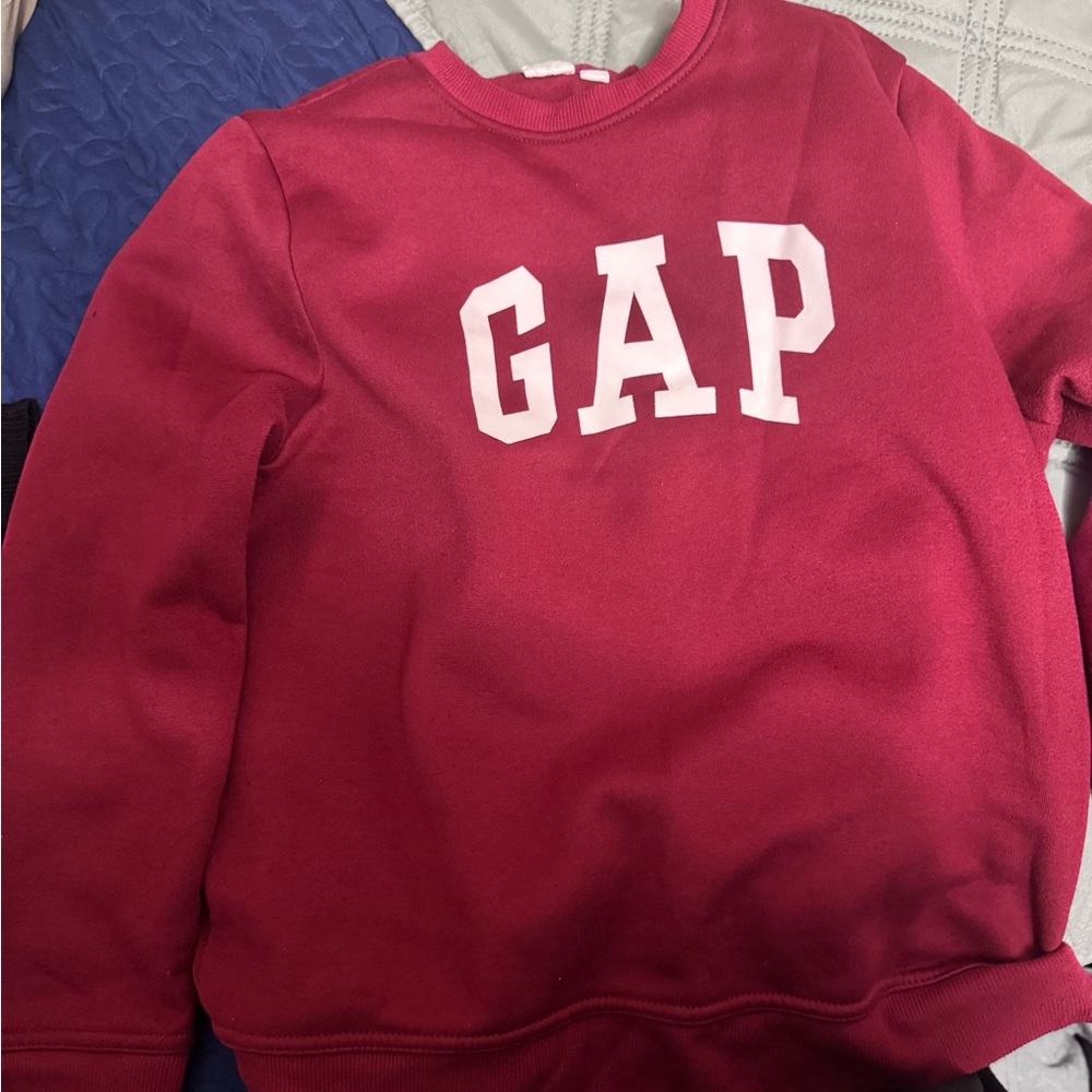 GAP Burgundy Crewneck Sweatshirt